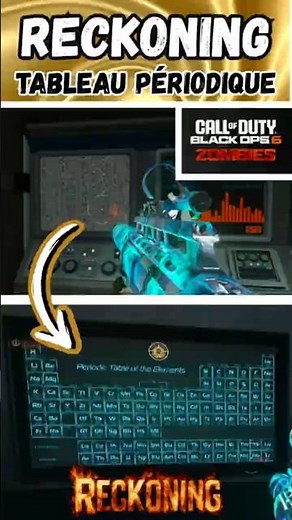 [BO6 ZOMBIES] Code du Tableau Périodique des Éléments sur Reckoning ⚗️