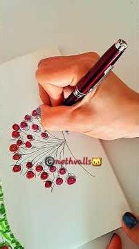 drawing roses🌹🌹🌹 in an easy and simple swirl method #drawings #rose