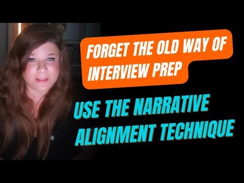 Stop Freezing in Interviews: Master the Narrative Alignment Technique