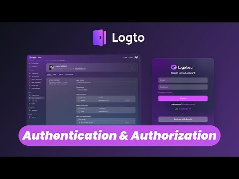 Logto: Free Open Source Identity Infrastructure for Developers