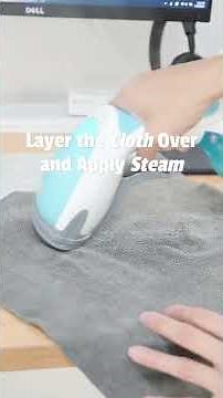 How to Flatten a Desk Mat or Mousepad | #shorts