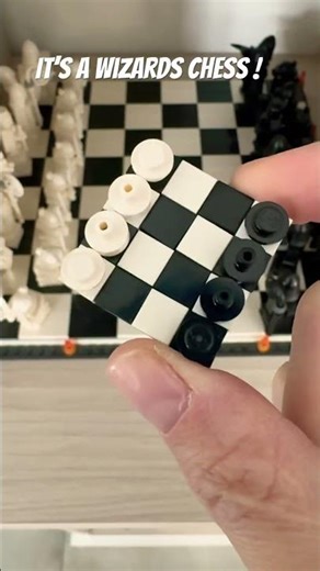 Lego wizards chess Harry Potter set! Mini vs regular! ‪@LEGO‬ #lego