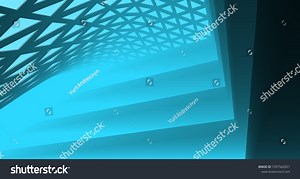 Abstract Futuristic Architecture Design Background 3d Stock Illustration 1597562851 | Shutterstock