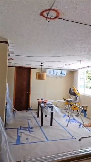 1.5K views · 31 reactions | POPCORN CEILING COVERED! #stretchceiling #popcornceilings @prceilingdesigns | Stretch Ceiling Supply & Lighting Academy. | Facebook