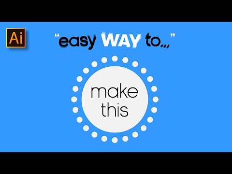 HOW EVENLY DISTRIBUTE CIRCLES AROUND A CIRCLE? ADOBE ILLUSTRATOR TUTORIAL.