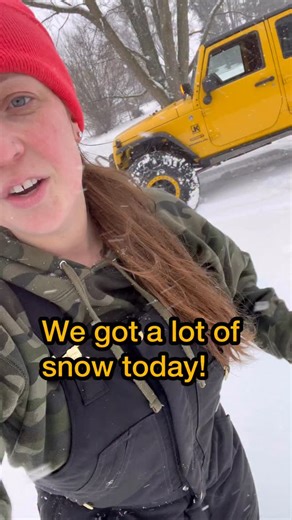 Donuts for dinner 🍩 🤙 I can’t resist pulling my Jeep out when it snows. Might have peeled a little bit of my grass out but oh well! Also the Cheap Jeep used to do the best donuts! But now that I have the new @xcomp_tires on it, it actually wants to grip and it’s hard to break them loose 😂😂😂😂 which is obviously a good problem to have in my daily driver😊 #jeep #jeepwrangler #onetonjeeps #snowdonuts #onetonjeep | Yeller Life