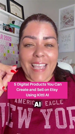 5 Digital Products You Can Create and Sell on Etsy Using Kittl AI (No Design Skills Needed) #kittl