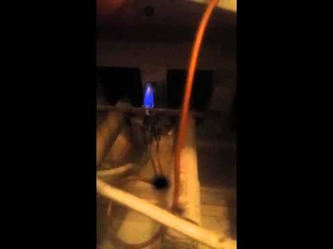 Simple How to light a gas pilot on old gas heater system.