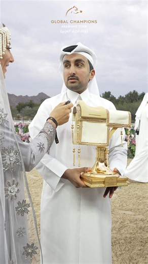 Our Gold Yearling Colt Champion, Afreen Al Shaqab. With 8 votes for Gold and 93.14 points in his class, this colt keeps getting better. Congratulations to all involved 🥇 | Arabian Insider