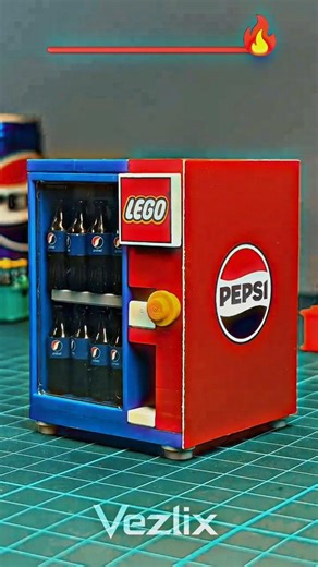 🥤 LEGO Pepsi Vending Machine Actually Works! 🤯 #LEGO #Pepsi #VendingMachine