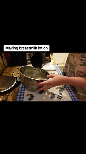 Watch me make breastmilk lotion! It’s fun to use while you watch one of my videos on MV 😈🐮💦🥛 #breastmilk #breastmilklotion #lactation #lactatetok #mv #manyvids