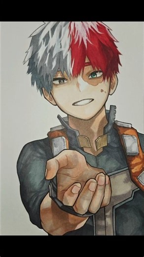 shoto todoroki drawing