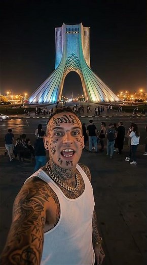 Azadi Tower The iconic landmark of Iran's Persian Empire #azadi #landmark #iran #viral #viralclips