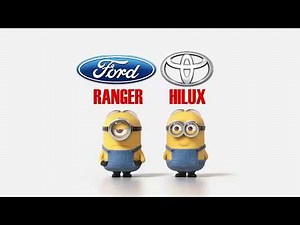 Ford Ranger vs Toyota Hilux 4x4 Minions style