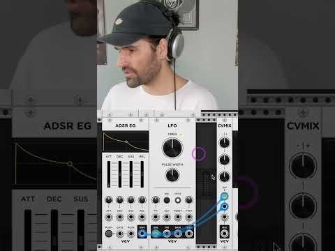 This simple trick creates complex synth modulation 🤯 #shorts #sounddesign #modularsynth