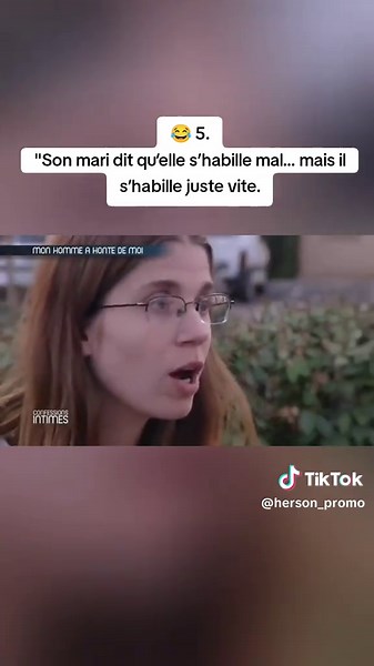 😂 5. Son mari dit qu’elle s’habille mal… mais il s’habille juste vite. #drôle #sketchnouveau #tiktokfrance #buzz #cestquoicebordel