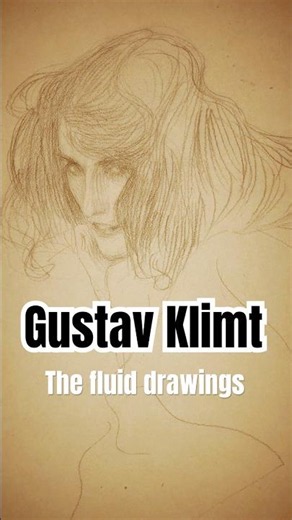 GUSTAV KLIMT - Fluid and biological drawings