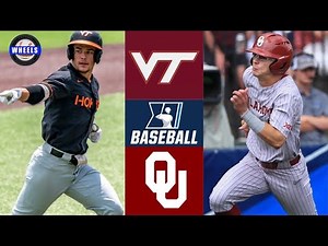 #4 Virginia Tech vs Oklahoma Highlights | Super Regional Game 2 | 2022 College Baseball Highlights