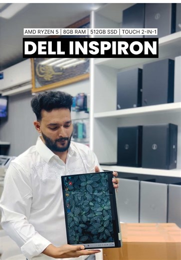 DELL INSPIRON • AMD RYZEN 5 • 8GB RAM • 512GB SSD • 14INCH SCREEN • TOUCH 2-IN1 • metal body • • • #viral #tiktok #viralvideo #trending #foryou