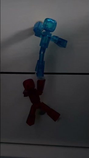 Stick bots having a fight, in the end it became speedy