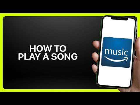 How To Play A Song In Amazon Music! Tutorial