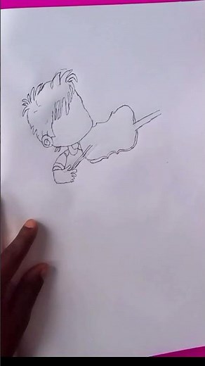 How to draw a CUTE Violin Master😄🎻#drawing