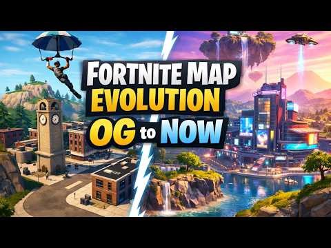 The Evolution of Fortnite Maps OG to Now