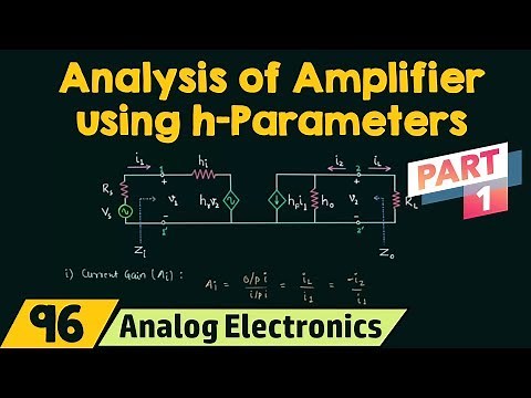 Analysis of Transistor Amplifier Using h-Parameters (Part 1)