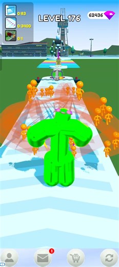 20X FIRE 🔥 TALL MAN RUN COMPLETE LEVEL. #viral #gaming #tallmanrunalllevels #shorts #trending