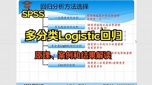 SPSS多分类logistic回归分析实操及结果解读