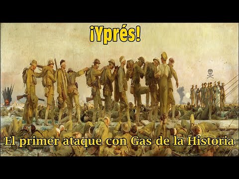El primer ATAQUE con GASES de la Primera Guerra Mundial, fue en Yprés. By TRU
