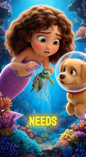 Mermaid & Puppy Save the Turtle! 🐢🧜‍♀️ Cute ABC Song 🎶 | Best ABC Song