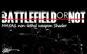 [Ready or not/严阵以待]【AI模组 V1.15】Battlefield or Not--整合模组 M45A1更改成非致命武器mod及贴图演示