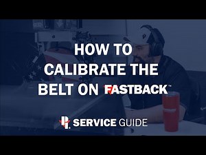 How to Calibrate the Belt | Edge Polisher Service