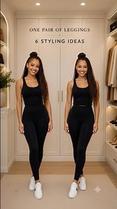 Fashion Secret #25✨ 6 Ways to Style One Pair of Leggings