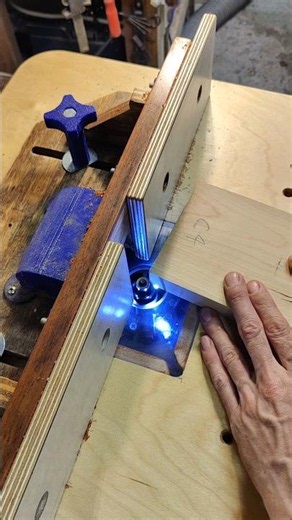 DIY router table in action #wood #woodworking