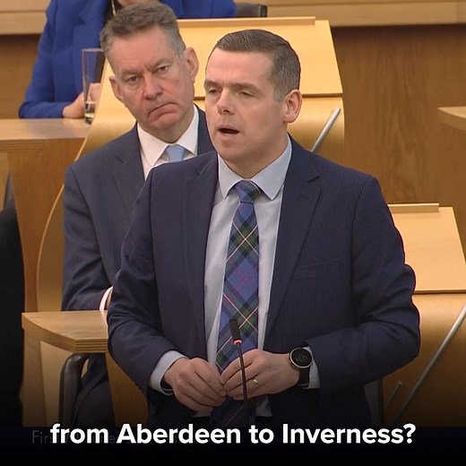 The SNP promised to dual the A96 from Aberdeen to Inverness in 2011. Years later and following countless consultations, they haven't dualled a single mile. In an answer long on words, but short on detail, John Swinney refused to give a date for delivering this promise. | Douglas Ross MSP