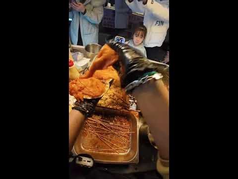 Chinese Street Food Livestream | POV Giant Flatbread Technique with Real Market Sounds