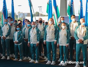 Uzbekistan’s Olympic delegation departs for Tokyo