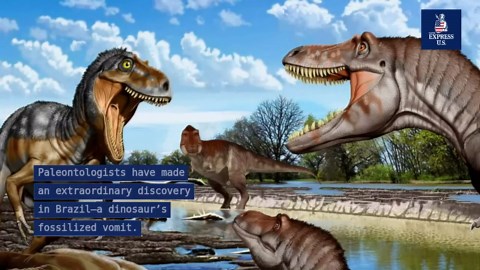 Fossilized dinosaur vomit reveals new prehistoric secrets