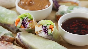 Tofu Spring Rolls Recipe 😍 | The Cooking Foodie