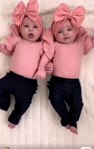 Adorable Twin Babies Matching Outfits | Cute Baby Twins Videos