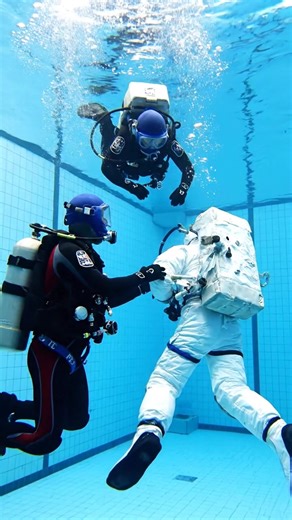 4.2K views · 46 reactions | EVA Simulation in NASA’s Giant Underwater Lab #fblifestyle | Beyond the Stars | Facebook