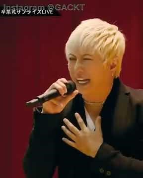 Gacktさん卒業式ライブ