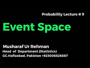 Event Space | what is event space | what is set of Subsets