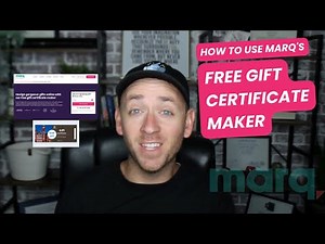 How To Use Free Gift Certificate Maker | Marq