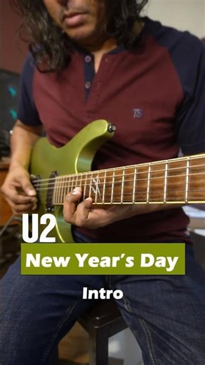 U2 New Year's Day Intro #musica #guitar #guitarra #music #rock #u2 #instrumental