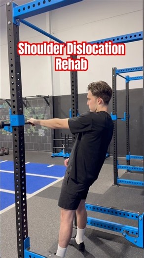 Single Arm shoulder distraction corkscrew. Great shoulder/rotator cuff rehab exercise.