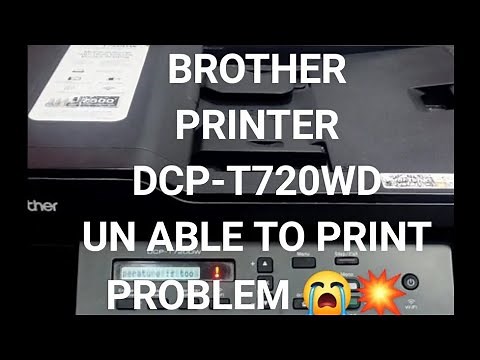 #how to. repair BROTHER DCP-T720DW PRINTER, Temperature is too high, HOW TO DISSEMBLE AND REPAIR