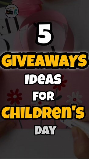 Children's Day Special 🎁 Here are 5 fun and easy giveaways ideas to make kids' day extra special!💝 Let's celebrate their smiles and joy!👦👧✨ . . . #childrensdaygiveaways #childrensdayideas #preschoolactivities♥️ #preschoolfun#giftideas #giftideasforkids#creativegiveaways#kidsjoy #happychildrensday❤️ #littlestars #ytshorts #yt #viralreels | Gian Tarang Pre School